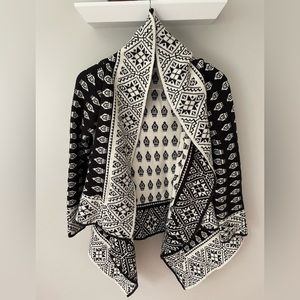 Jacquard Sweater Jacket